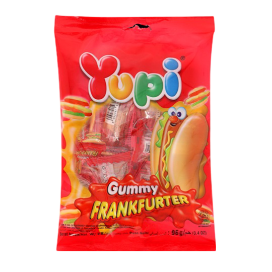 medium (38) (1) YUPI GUMMY FRANKFURTER 84G
